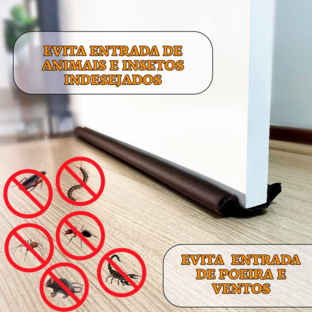 Protetor Rolinho Veda Porta Impermeável - Dois Tamanhos
