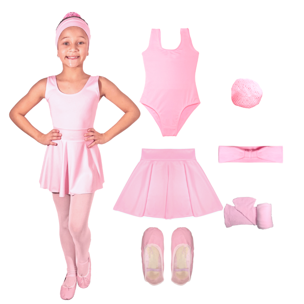 Kit Promoção Volta Às Aulas Ballet Infantil 6 itens
