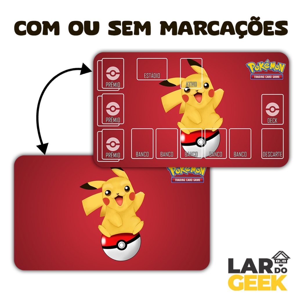 PLAYMAT POKÉMON TCG - PIKACHU GAME BOY | Shopee Brasil