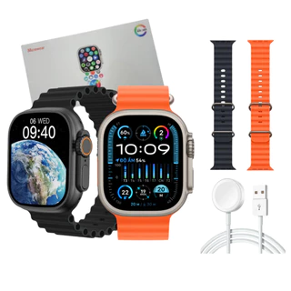 Smartwatch W69+ Ultra 2 Series 10 Super Tela Amoled Android iOS ChatGPT Relógio Lançamento 2024