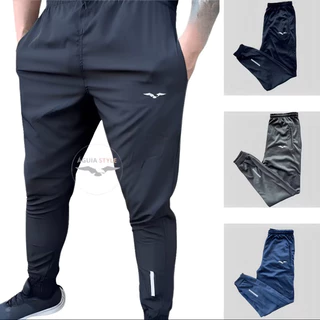 Kit 3 Calça Jogger Masculina Calça Moletom Esportiva DryFit c/ Elastano Punho No Tornozelo Elástico na Cintura Confortável Excelente P/ Academia Treino Caminhada Exercícios CrossFit Inverno Frio Flanelada