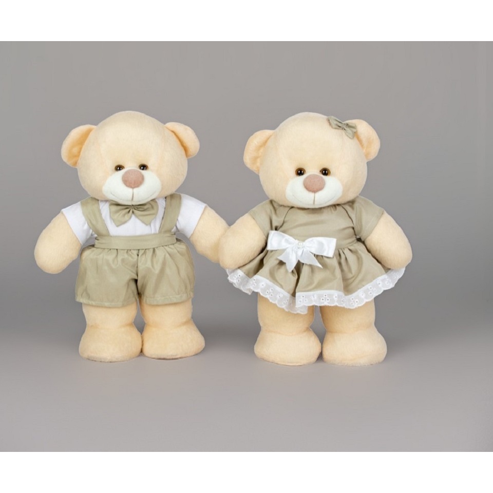 Ursos Ursinhos Pelucia Decoração Chá Revelação Festas Quarto Bebê - 2 Unidades