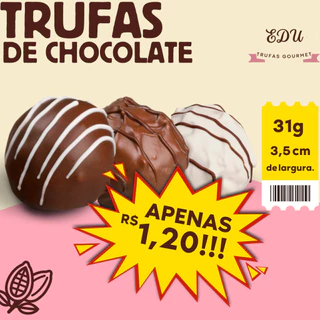 Trufas Recheadas 50 unidades