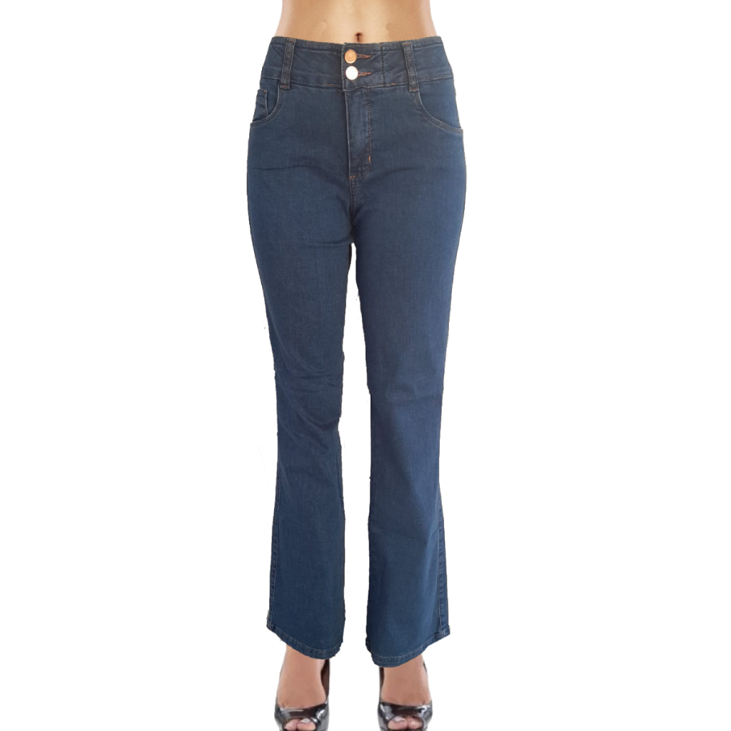 Calça Jeans Feminina Flare Cós Anatômico Loper Original