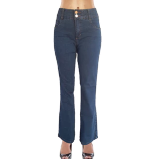 Calça Jeans Feminina Flare Cós Anatômico Loper Original
