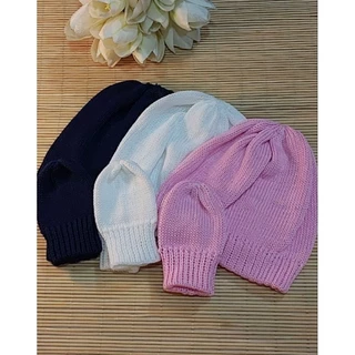 Kit Touca/Gorro, Luva de Tricot para Bebês recém nascido. Saída Maternidade
