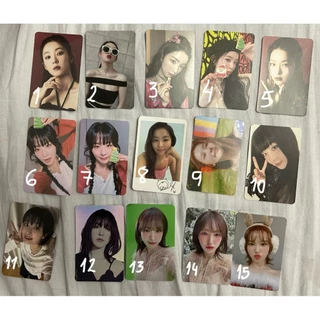 RED VELVET PHOTOCARDS OFICIAIS [regulares, merchs, pob]