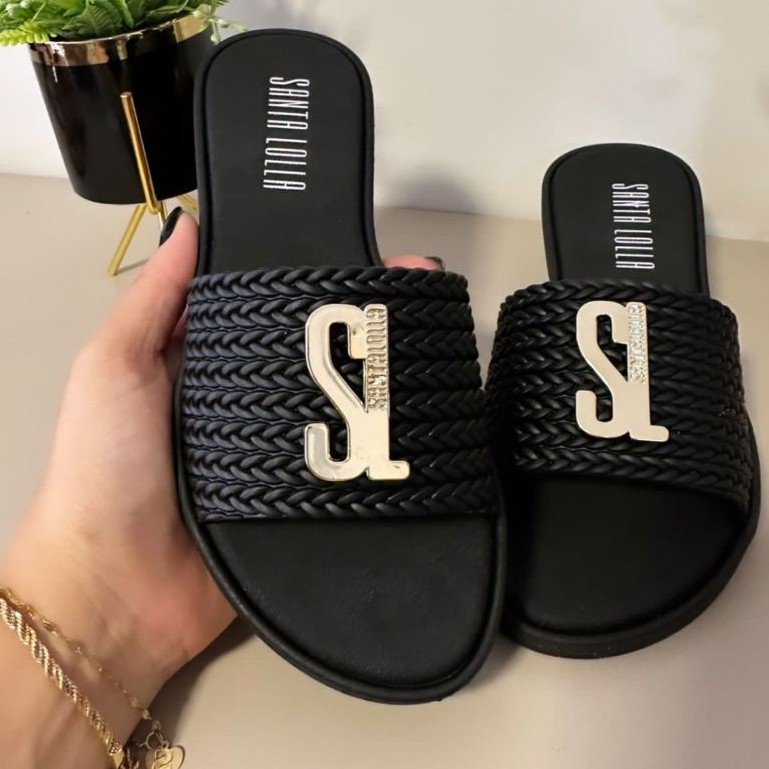 Slide Santa Lolla Feminina Várias Cores Super Macio Lançamento Blogueira
