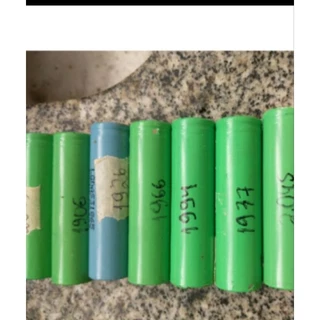 10 bateria 1 8650 entre 1800 a 1900 m a h usada