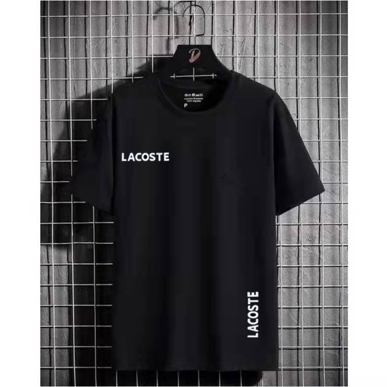 Camisetas masculina Logotipo Jacare Refletivo Premium 100% Algodão Malha 30.1 penteado Super moda unisex