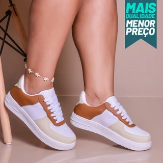 Tênis Casual Femino Leve Macio Confortável Trabalho Dia a Dia Envio Imediato