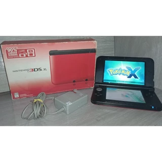Nintendo 3DS XL Vermelho 16GB acessórios + Jogos