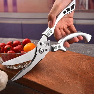 Tesoura Multifuncional Para Corte Alimentos Legumes Peixes Frangos Verdura Aço Inoxidável Utensílios