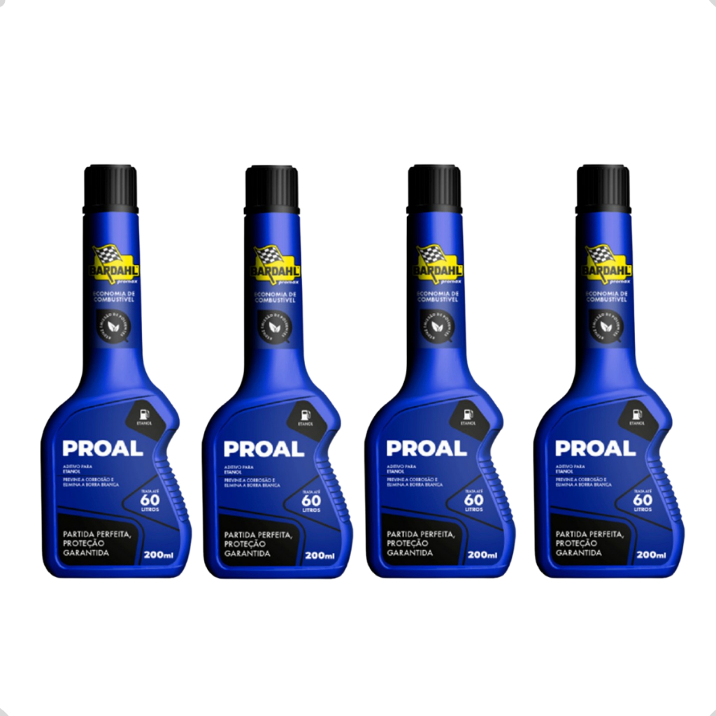 Aditivo Combustível Proal Bardahl 200ml 4 unidades