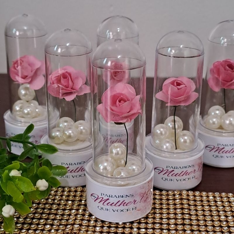 Lembrancinhas Personalizadas l Escolha a quantidade l Rosa l Maternidade l 15 anos l Aniversário em Oferta na Shopee