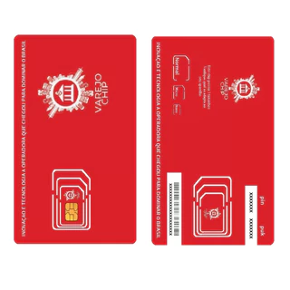 Chip GSM Varejo Chip 5G Pré-Pago Cobertura Nacional