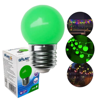 Lâmpada Bolinha Decorativa G45 Led 3W 127V Soquete E27 Cores