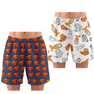 Kit com 5 Pijamas Masculino Samba Canção Short Para Dormir em Oferta na Shopee