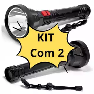 KIT 2 Lanternas Recarregavél Grande com Longo Alcance Para Acampamento MT045 (3)