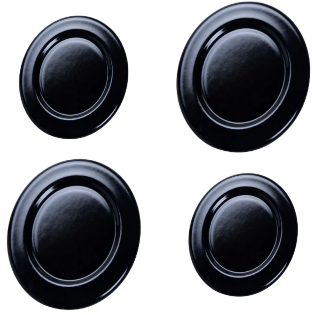 kit 4 espalhadores para fogao atlas utop 2 grande 2 pequenas