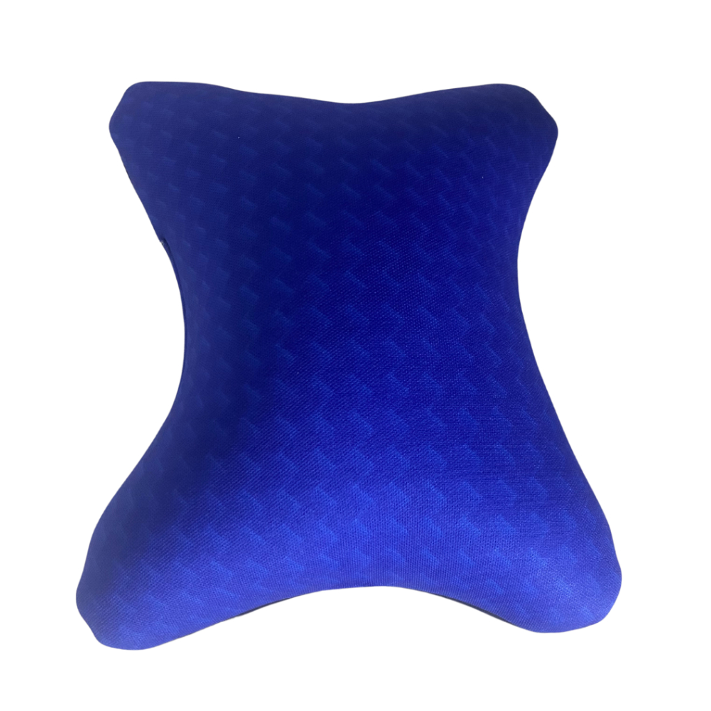 Almofada de Pescoço em Neoprene Para Carro Azul - Conforto para Carro