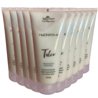 10 HIDRATANTE CORPORAL TALCO BELL CORPUS COSMÉTICOS TOQUE AVELUDADO