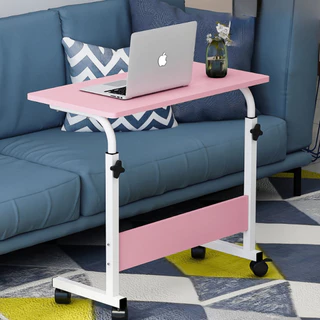 Mesa Portátil Multiuso Notebook Com Altura Regulavel e Rodinhas Tablet Cama Sofá Ajustavel
