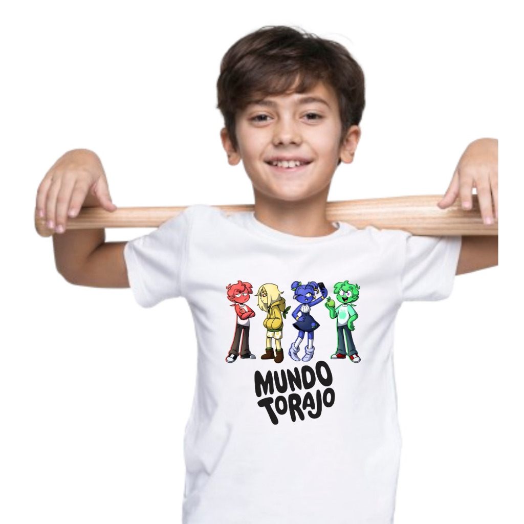 Camisa Camiseta Mundo Torajo Morajo Zulmi Linn Infantil