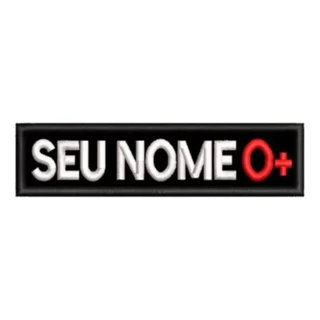 Sutache Tarjeta Patch De Identificação Militar Com Tipo Sanguíneo