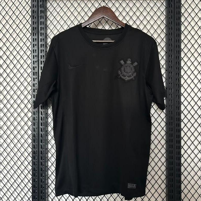 LANÇAMENTO Camisa De Futebol Corinthians Blackout Preta Timão (Envio Imediato)