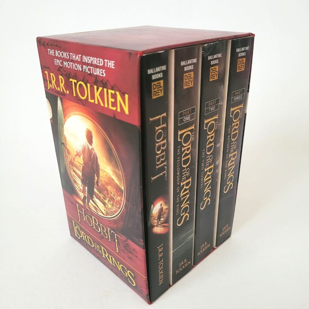 Box JRR Tolkien: O Hobbit e Senhor dos Anéis - edição inglês - The