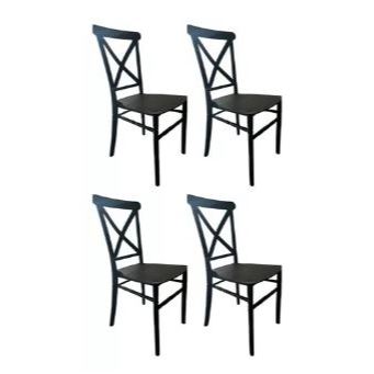 Conjunto Cadeiras Allexa Eames Eiffel Sala Cozinha