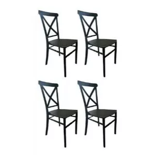 Conjunto Cadeiras Allexa Eames Eiffel Sala Cozinha