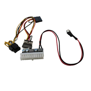 Mini Fonte Itx 160w Dc 12v Pico Psu 24 Pinos Cor Preto 110v