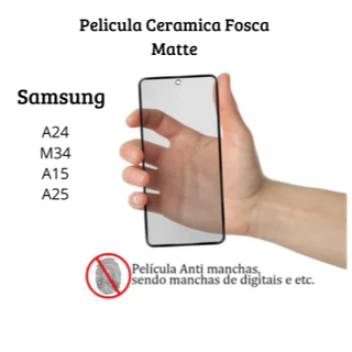 Película Fosca Cerâmica Flexível 9D Hidrogel Samsung Galaxy A24 / M34 / A15 / A25