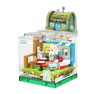 Lego Bob Esponja Restaurante Fast Food Siri Cascudo