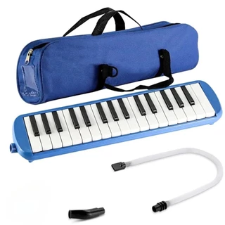 Escaleta 32 Teclas Azul Antonella Harmônica ou Gaita de Boca c/ Bolsa e Acessórios em Oferta na Shopee