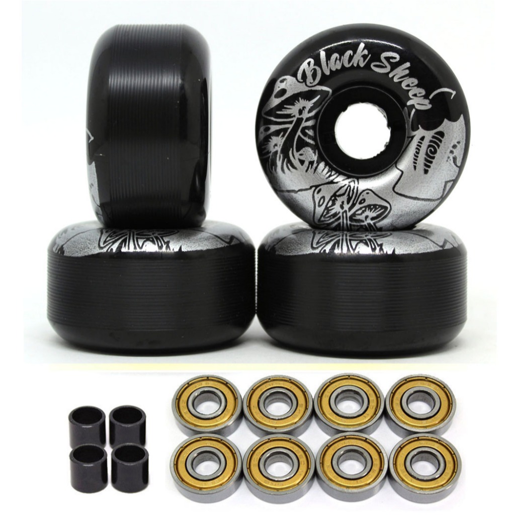 Roda Skate Street 54mm Black Sheep C Rolamento Espaçadores