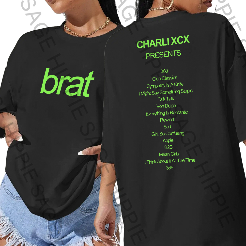 Charli Xcx Con Magliette Special Guest Shygirl Brat Album - Foto 9