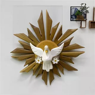 Divino Espírito Santo de Parede em Madeira 27 cm