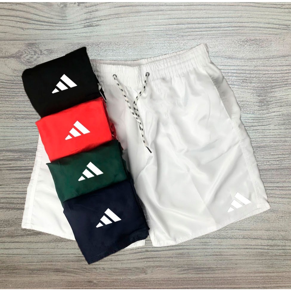 Kit 2 Bermudas Tactel PREMIUM Mauricinho Academia Esporte Cesarios Moda