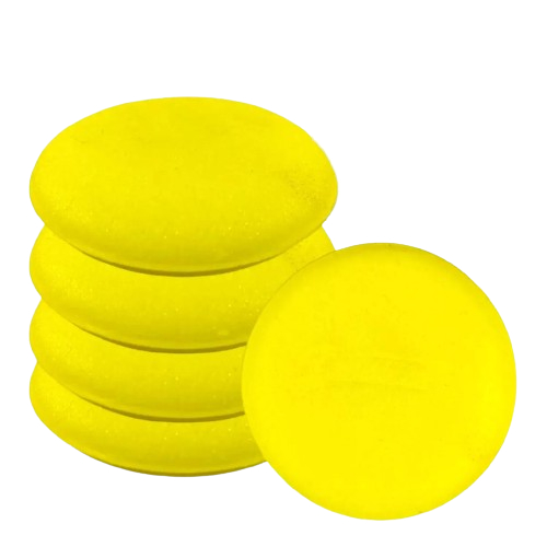 Kit Aplicador Esponja de Cera, Couro, Silicone e Pretinho