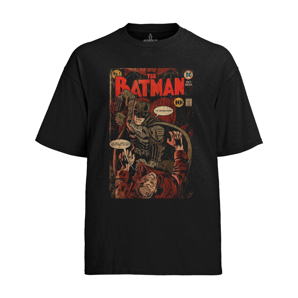 Camiseta Algodão Unissex Tshirt The Batman Eu Sou A Vingança