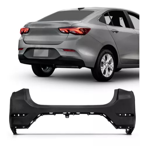 Parachoque Traseiro Onix Plus Sedan 2020 2021 2022 | Shopee Brasil