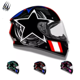 Capacete Para Moto Fechado Cosmic Xtroy Ebf Unisexx Parecido Viseira Cristal Viseira Anti Risco