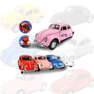 Fusca De Ferro Fusquinha Abre Porta Capô Fricção Miniatura Retro