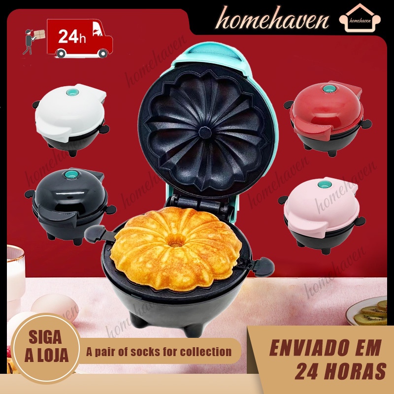 Mini Maquina De Fazer Bolo Bundt Maker mini máquina de assar bolo portátil 110V