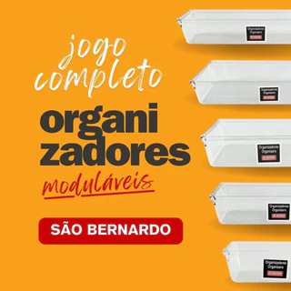 Kit 5 Cestos Organizadores Acrílico Para Gavetas e Geladeiras Escritório Maquiagens Prático Versátil