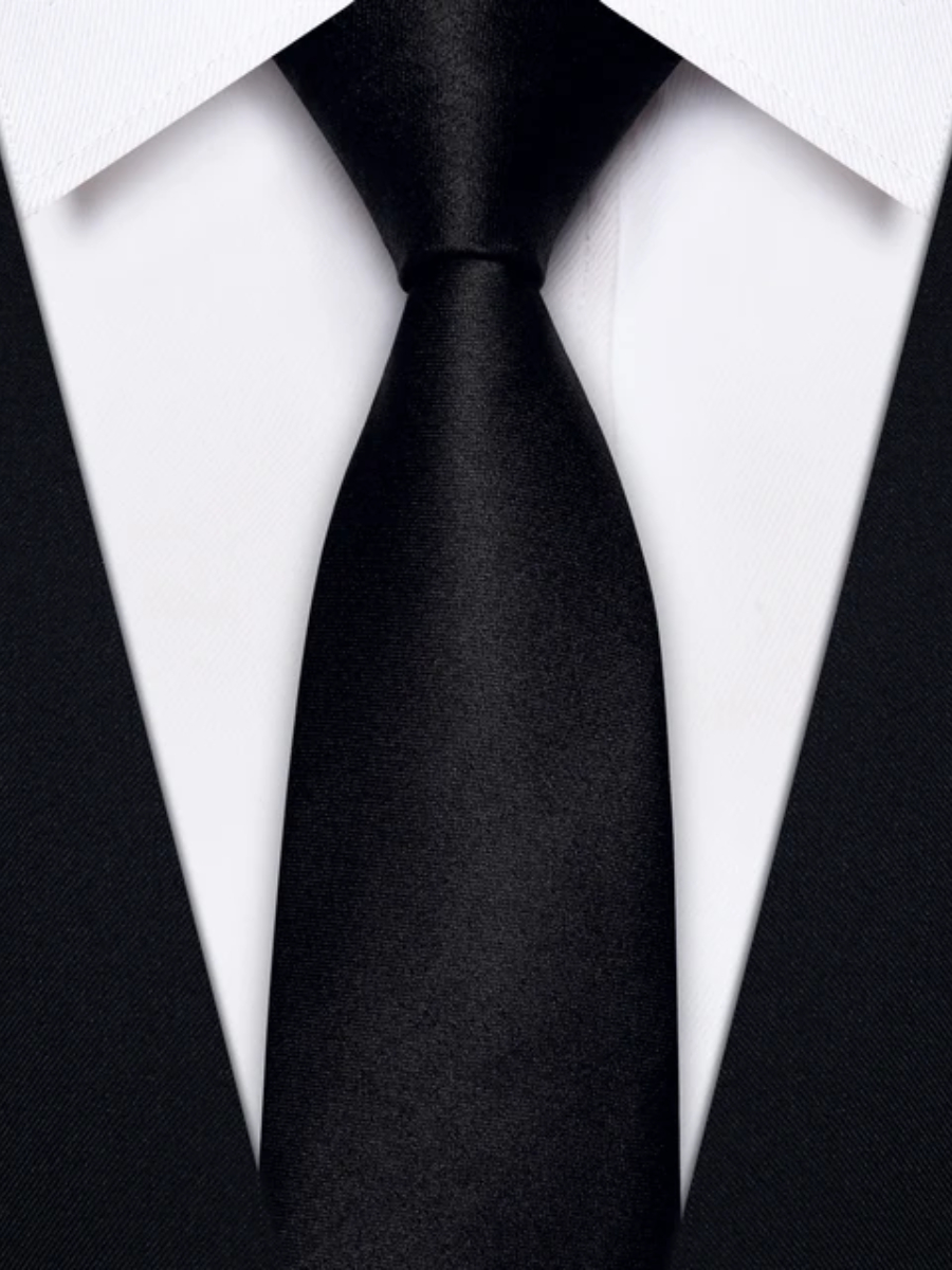 Gravata Slim Preto | Terno, Padrinho, Noivos, Casamento e Festas ...
