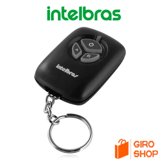 Controle Remoto Preto Intelbras XAC 2000 TX - Original para Alarmes e Portões Eletrônicos